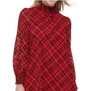 Tommy Hilfiger Red Plaid Dress